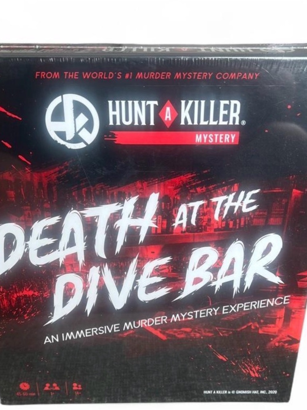 : Death at the Dive Bar Mystery Game - Black & Red